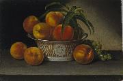 Raphaelle Peale Still Life with Peaches oil